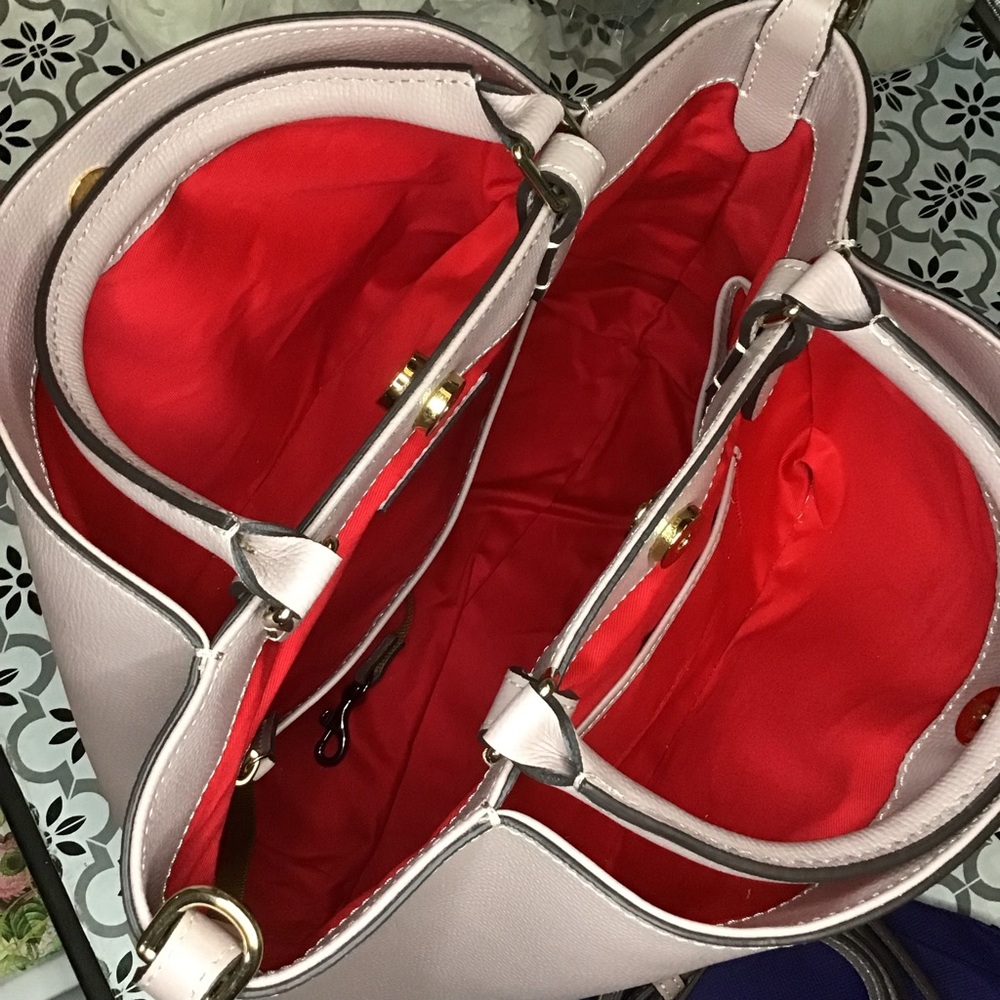 Dooney & Bourke Pink Satchel - Picture 13 of 16